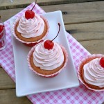 Cherry Almond Cupcakes - April 2012