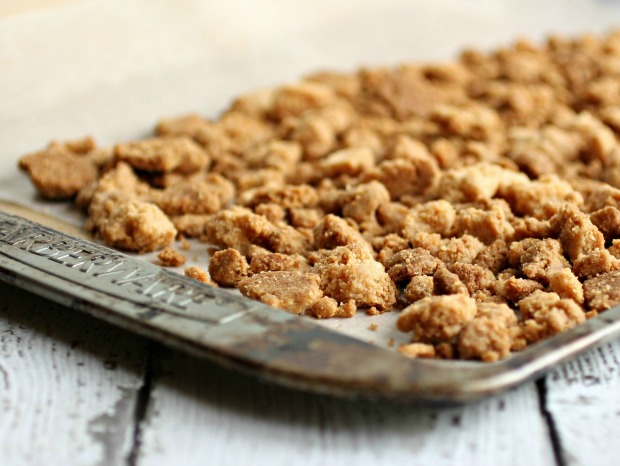 Cherry Crumb Pie in a Jar | Recipe on HoosierHomemade.com