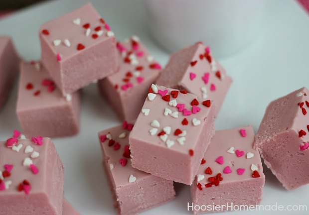 Cherry Vanilla Fudge | Recipe on HoosierHomemade.com