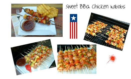 Chicken Kabobs collage