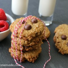 Chocolate Peanut Butter Oatmeal Cookies