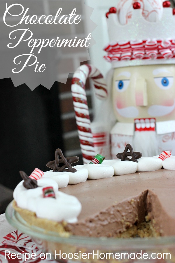 CHOCOLATE PEPPERMINT PIE