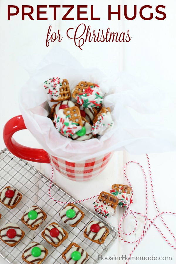 Christmas Pretzel Hugs- 2 ways!