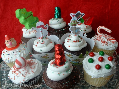 fun christmas cupcakes