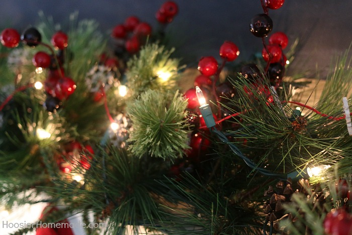 Garland for Christmas Mantel