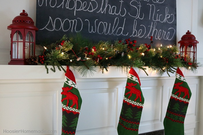 Stockings on Mantel