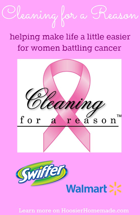 Cleaning for a Reason -- helping make life a little easier for women battling cancer | Details on HoosierHomemade.com 