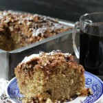 Cinnamon Pecan Coffee Cake :: Recipe on HoosierHomemade.com