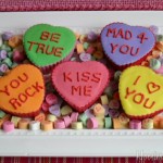 Conversation Heart Cupcakes - February 2012