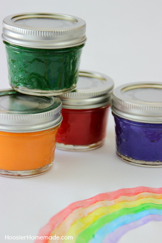 Homemade Paint for Kid's Crafts | from HoosierHomemade.com