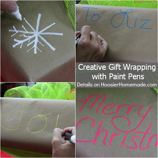 Creative Gift Wrapping | from HoosierHomemade.com