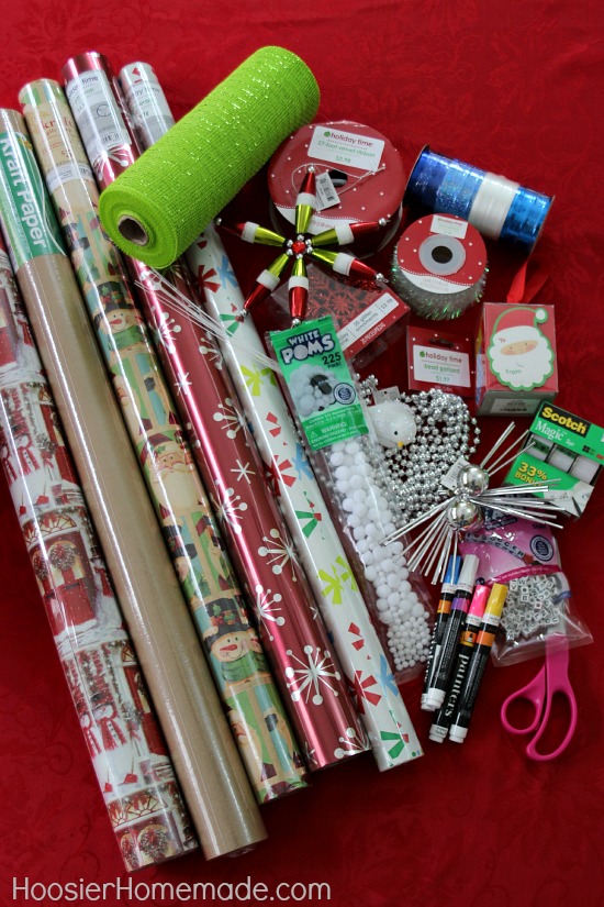 gift wrapping supplies