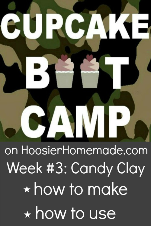 Cupcake Boot Camp :: How to make Candy Clay :: Recipe and Video on HoosierHomemade.com