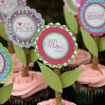 Cupcake Toppers for Mother's Day - April 2012