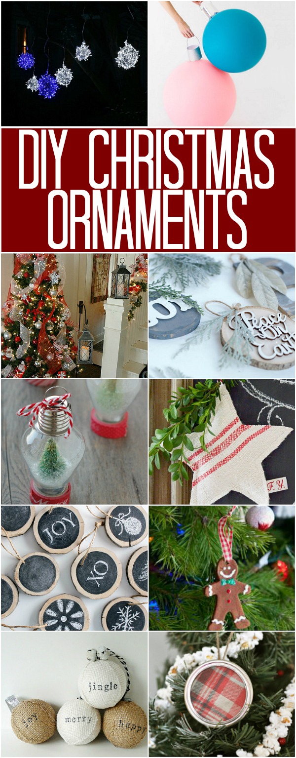 DIY CHRISTMAS ORNAMENTS