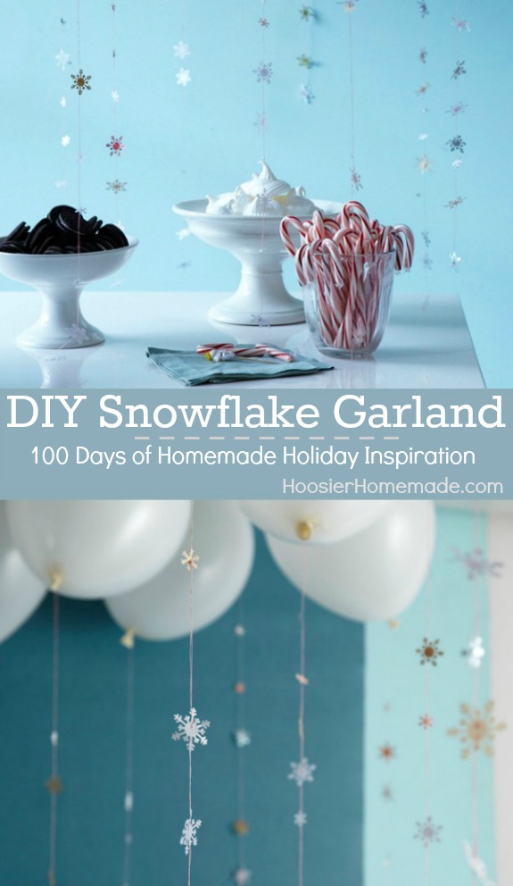 How to Make a DIY Snowflake Garland for the Holidays - Project Whim