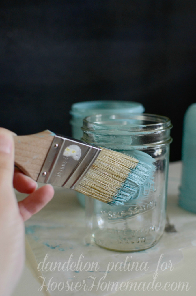 Perfect for Mother's Day, Teacher's Appreciation Gifts, Birthday Gifts and much more! These Embellished Chalk Paint Mason Jars are easy to make and take just a few supplies! Be sure to save them by pinning to your Craft Board!
