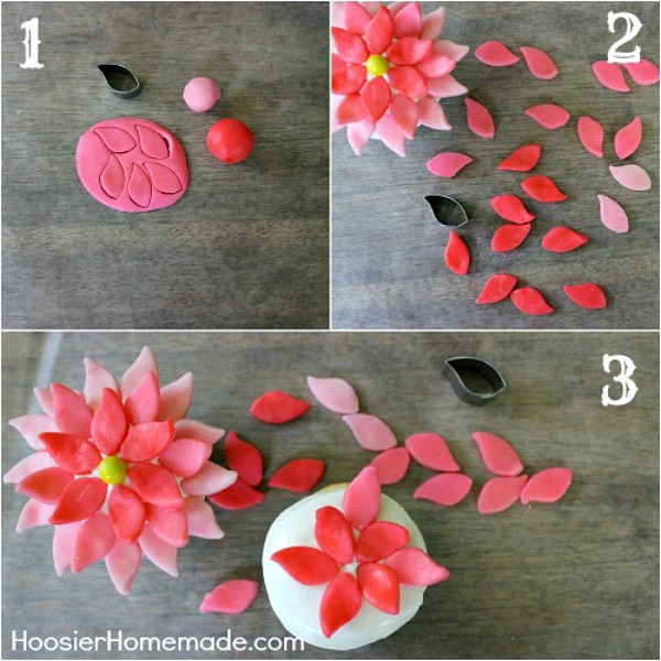 Spring Flower Cupcakes | Instructions on HoosierHomemade.com