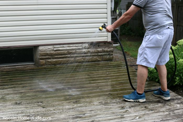 How to Stain a Deck