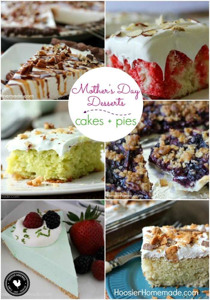 It's time to show Mom how much she means to you! Whip up one of these delicious Mother's Day Dessert Recipes including Cakes, Pies, Cupcakes, Desserts and No Bake Treats! Be sure to save the recipes by pinning to your Recipe Board!