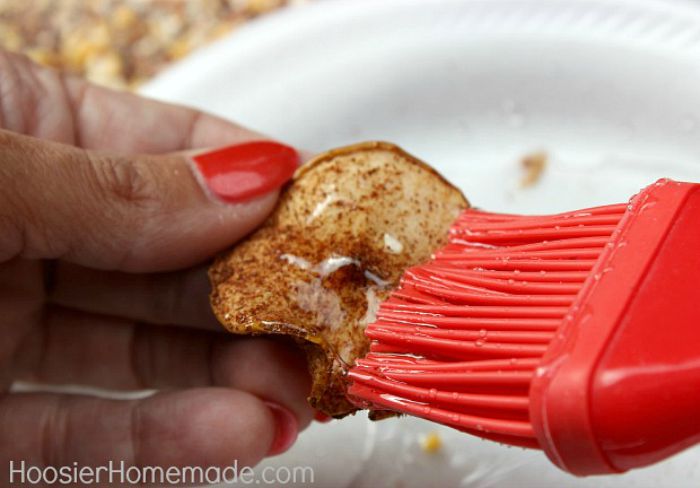 Dried Apple Bird Feeder