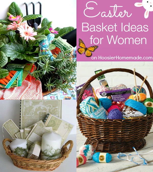 Easter Basket Ideas for Women on HoosierHomemade.com