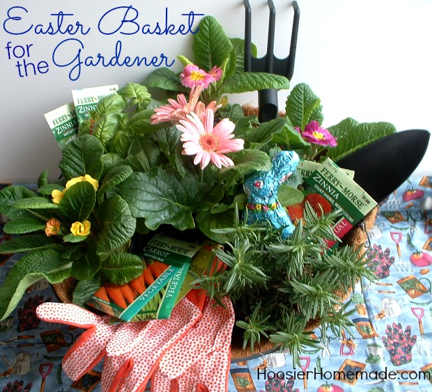 Easter Basket for the Gardener | Details on HoosierHomemade.com