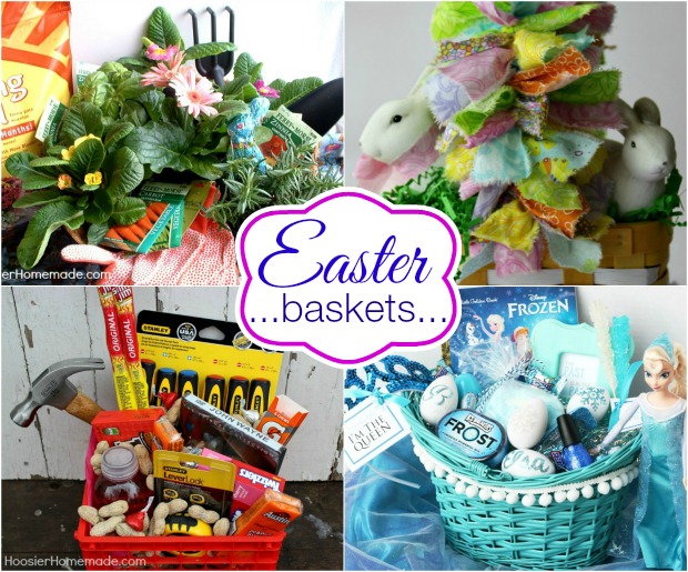 Easter Baskets on HoosierHomemade.com