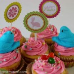 Easter Cupcakes | Jelly Bean Surprise | Recipe on HoosierHomemade.com