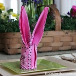 How to Fold a Bunny Napkin :: Instructions on HoosierHomemade.com