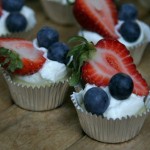 Easy Berry Mini Cheescakes :: Recipe on HoosierHomemade.com