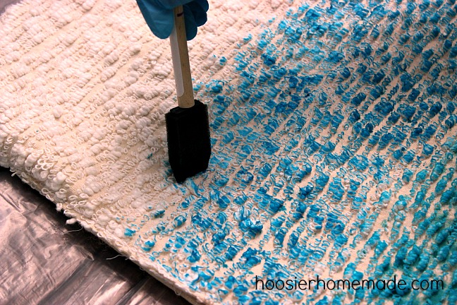 Easy Brush Dyed Pillow Brush On Dye :: Hoosier Homemade