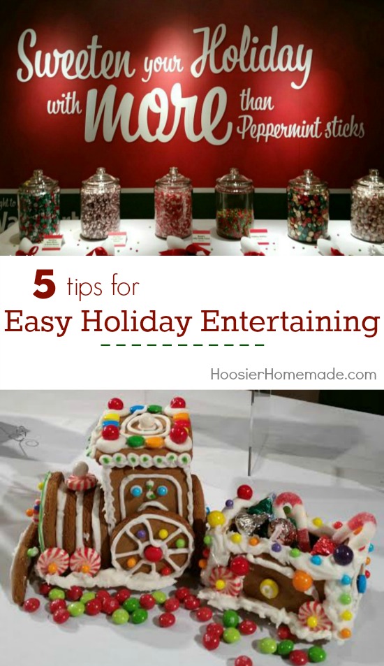 These tips for Easy Holiday Entertaining will make your holidays go smoothly and give you more time with family. Pin to your Christmas Board!