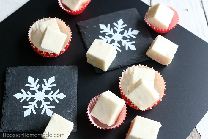 Eggnog Fudge made with Dairy Free Eggnog