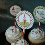 Elf on the Shelf Cupcake Toppers