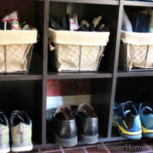 Learn how to get your entryway organized and keep it that way once and for all. Pin this to your Organizing Board!