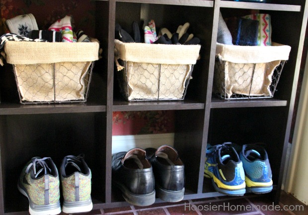 Learn how to get your entryway organized and keep it that way once and for all. Pin this is to your Organizing Board! 