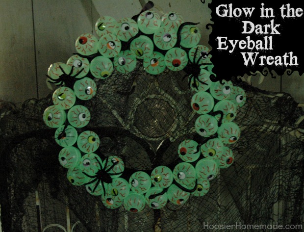 Eyeball Wreath Tutorial on HoosierHomemade.com