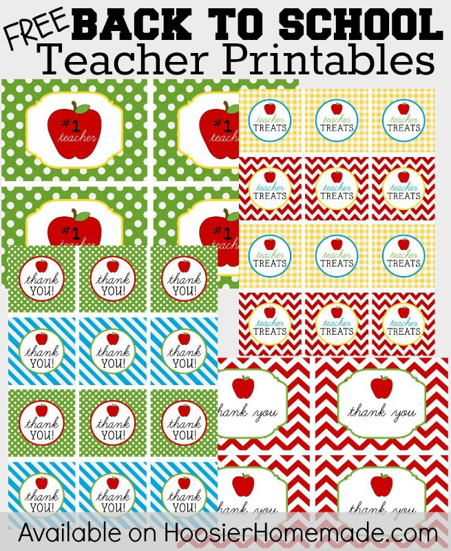 Back to School Printables Hoosier Homemade