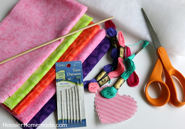 How to make fabric hearts