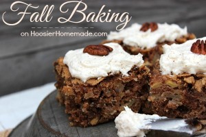 Fall Baking on HoosierHomemade.com