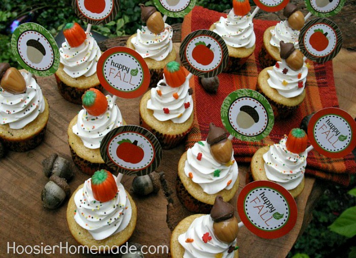 Fall-Cupcakes Toppers