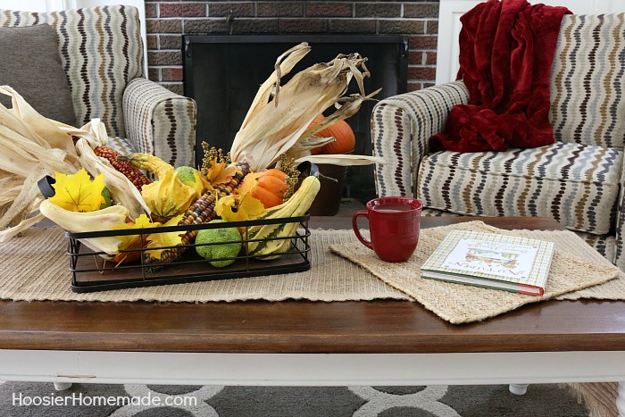 Fall Decorating on a budget - bring the outdoors in