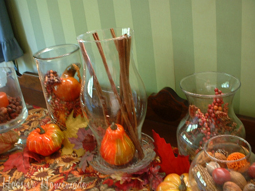 Fall Decorating - How to decorate with vases