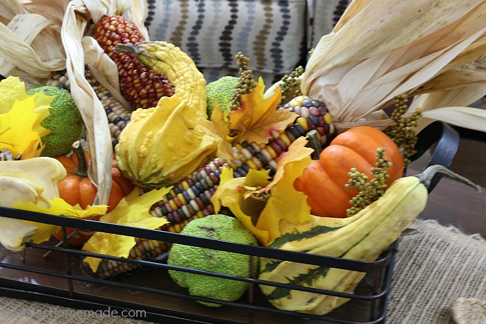 Fall Decorating Centerpiece