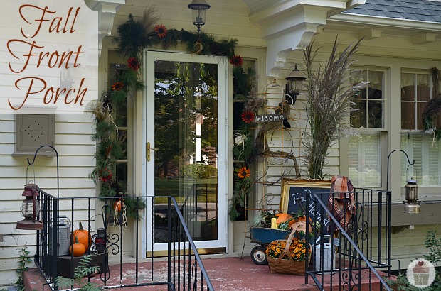 Fall Front Porch Decorating