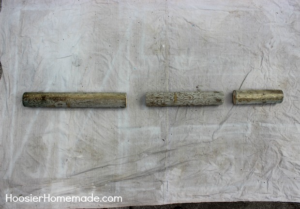 DIY Wooden Firecrackers: Summer Front Porch Decorating on HoosierHomemade.com