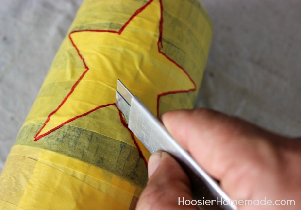 DIY Wooden Firecrackers: Summer Front Porch Decorating on HoosierHomemade.com