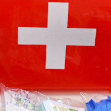 Create this easy first aid kit to keep your necessary supplies handy!