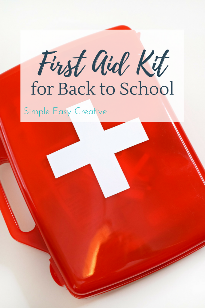 Create this easy first aid kit to keep your necessary supplies handy!